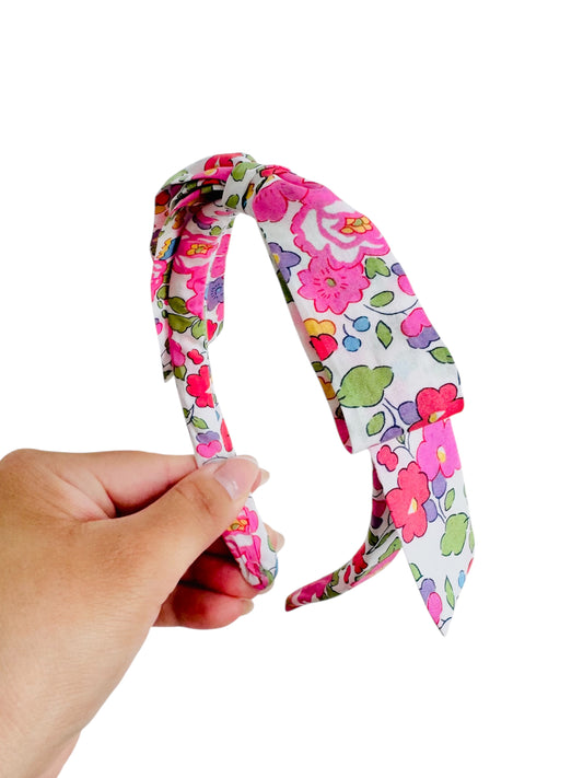 Liberty Pink Floral Headband