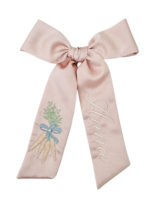 Easter Spring Carrots Bow