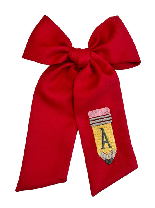 School Pencil Initial