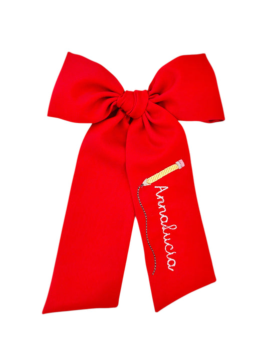 School Pencil underlining Name