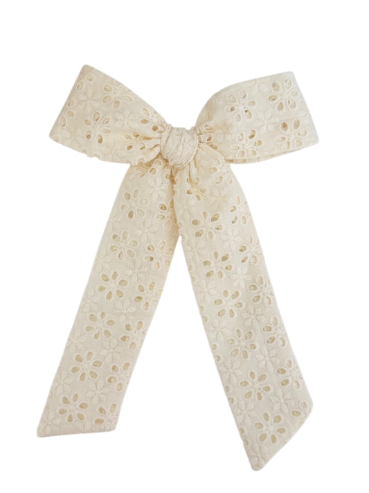Eyelet Bow