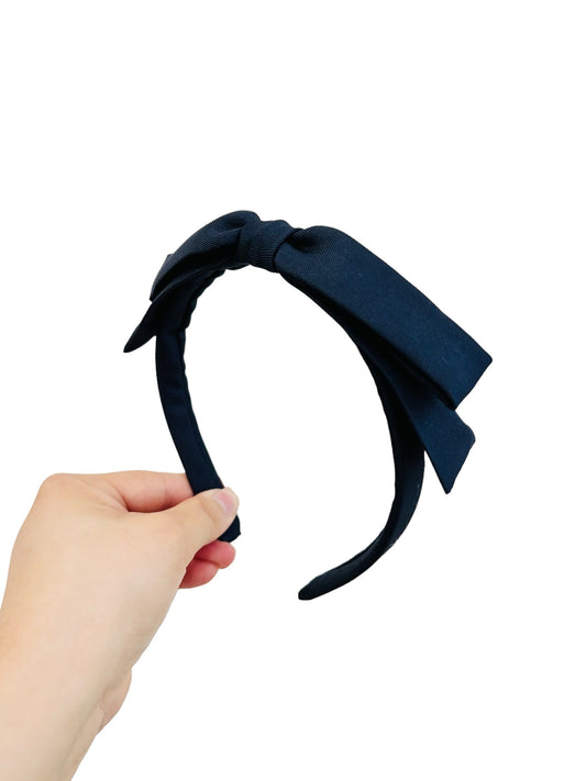 School Thin bow Headband