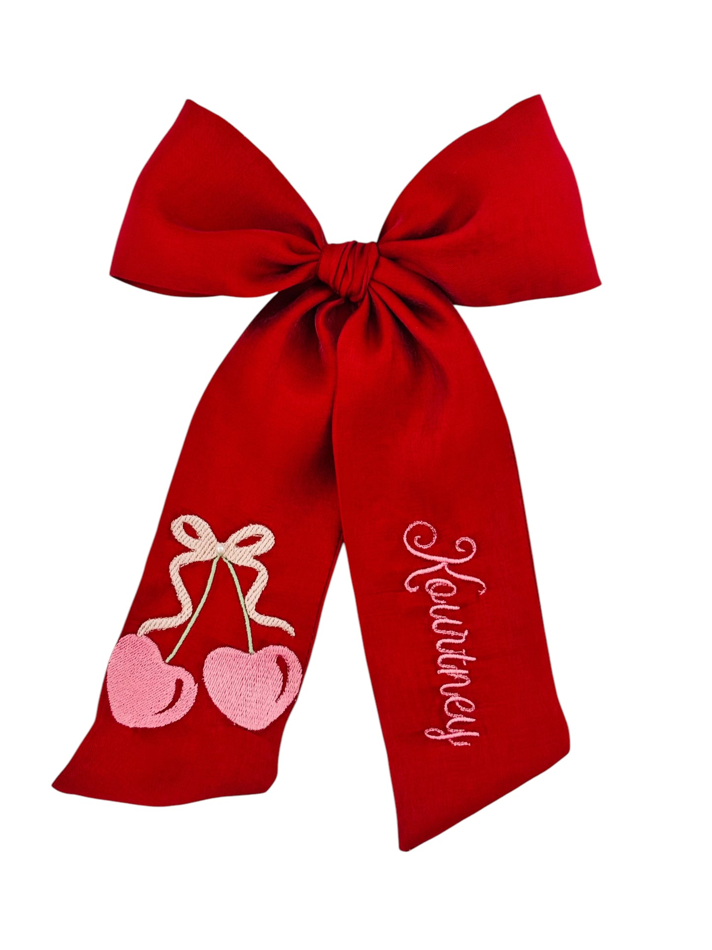 Cherry Red Bow