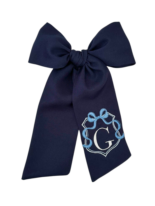 SchoolCrest Flowy Bow