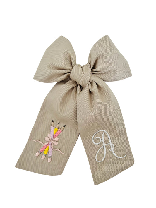 School Pencil Trio Ribbon