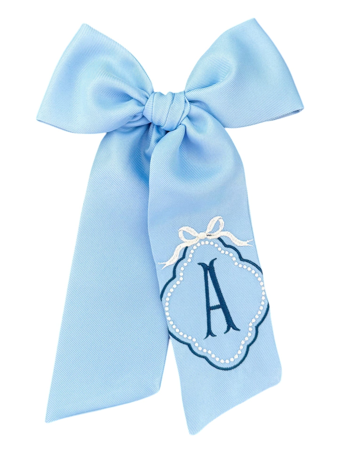 ,A School Dotted Crest Monogram