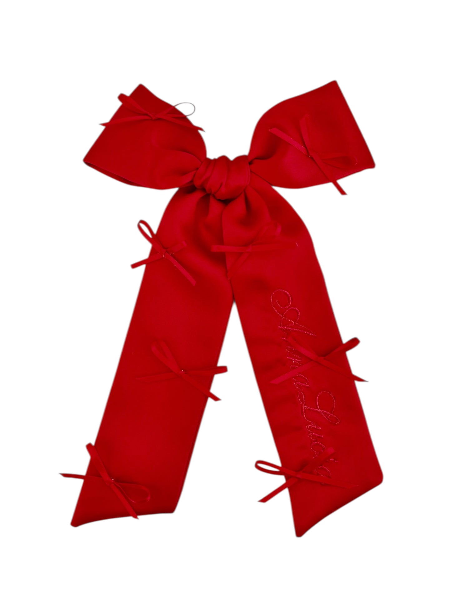 ,A Valentines Capsule Red Bows on Bow