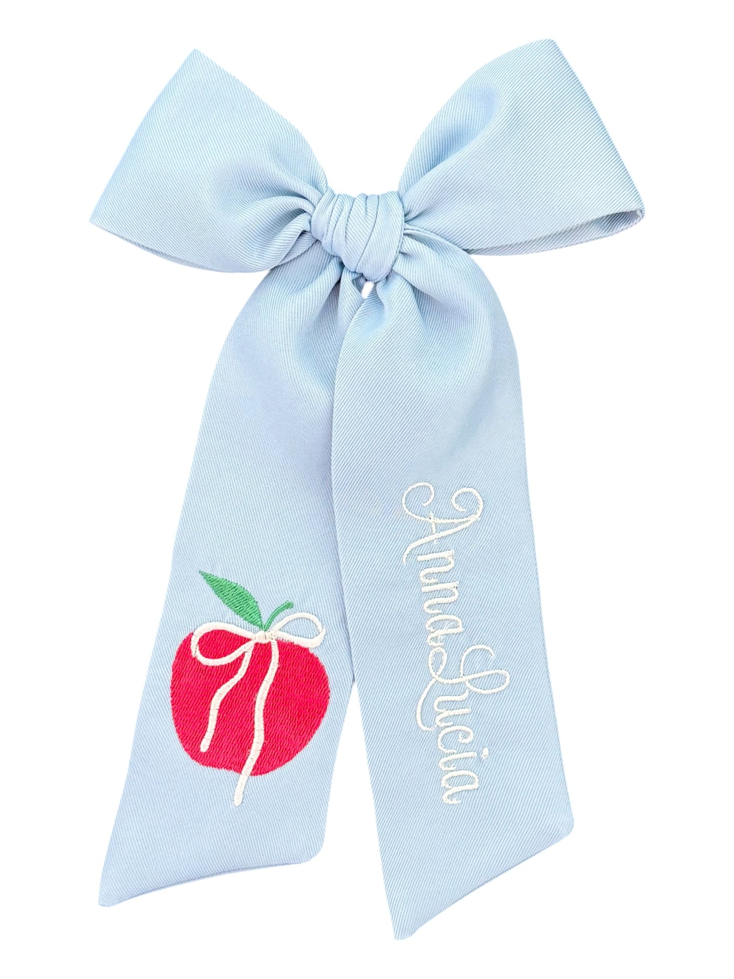 ,A School Apple Bow Mono